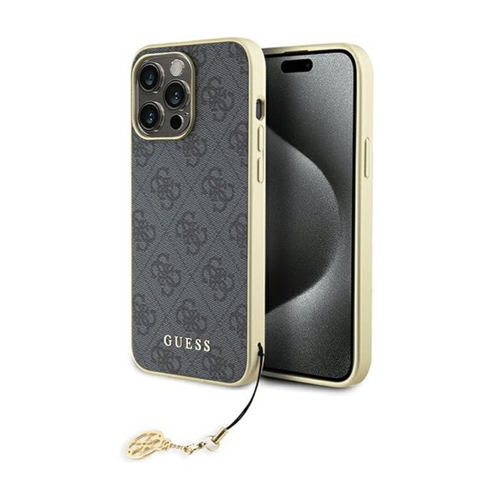 Coque de téléphone Guess 4G Charms iPhone 15 Pro Max Souple - vue 4