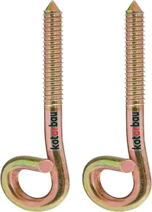 2 Crochets De Balançoire M8 X 180 Mm Avec Sécurité – Fixation Solide Et Durable