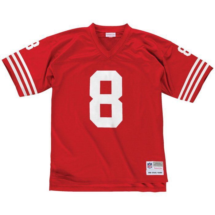 Maillot NFL - MITCHELL & NESS - San Francisco 49ers - Steve Young - 100% polyester - Manches courtes