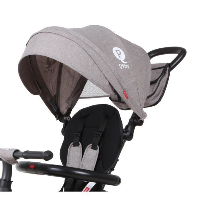 Tricycle Rito Plus Gris - QPLAY - Rose - Plastique - Dès 18 mois