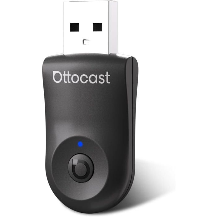 Adaptateur CarPlay & Android Auto - OTTOCAST - Mini - Sans Fil - Bluetooth 5.0 - Compatible Voitures 2016+