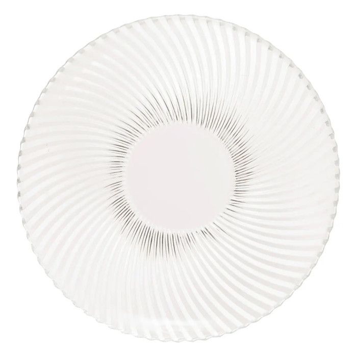 Lot de 6 Assiettes Plates Odyssée 26cm Transparent