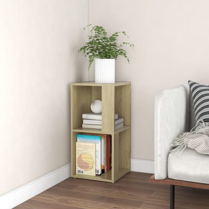 Meuble D’Angle Rustique 165x56x41.5 Cm Marron - Étagère De Rangement Haute Pour Salon, Cuisine Ou Bureau