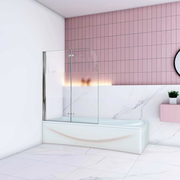 Pare Baignoire D Angle Arrondi