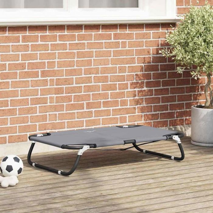 Lit Pour Chien vidaXL - Tissu Oxford et Acier - vue 3