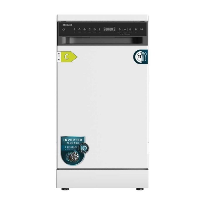 Cecotec Lave-vaisselle pose libre 45 cm Bolero Aguazero 4560 Connected. 11 couverts 6 programmes classe C.