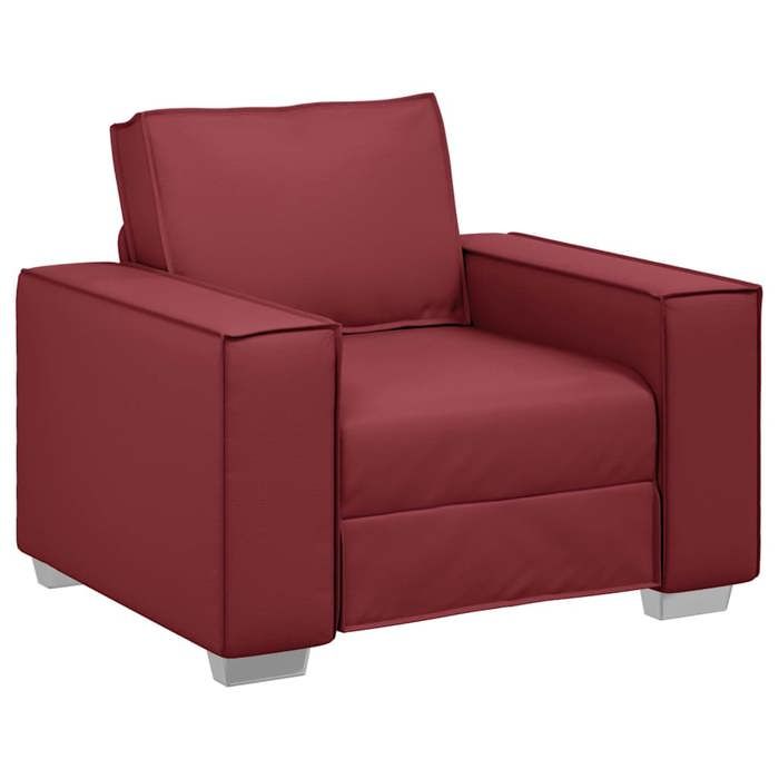 Les Soldes Canapé-Chaise 59cm( 1 pc ) - CLOUD - Sofa 1 PLACE - Design respirant - Bordeaux tissu LV3147
