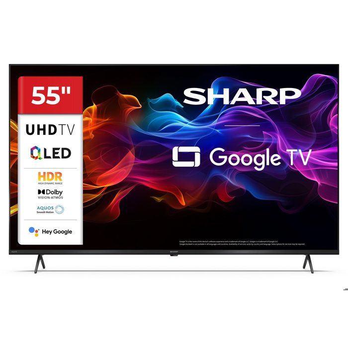 SHARP 55HP5265E TV QLED UHD 4K 55 139cm Google TV 3840 x 2160 HDMIx4 Dolby