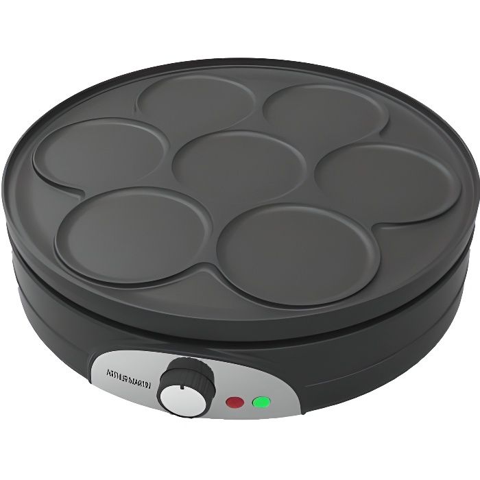 ARTHUR MARTIN AMPC37 - Crêpière éléctrique réversible - 1500W - 37cm - Pieds anti-dérapants - Thermo