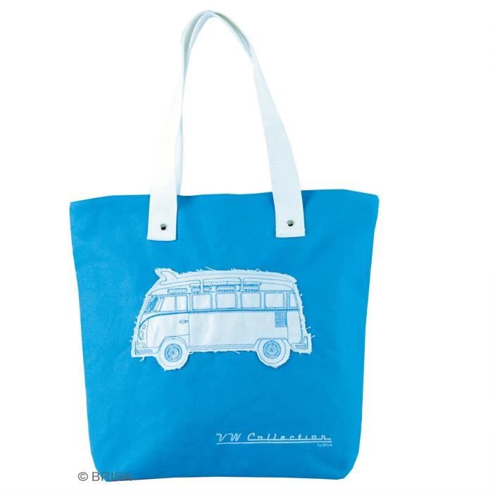 Sac Isotherme Officiel Volkswagen Combi T1 – 21 Litres, Bleu Multi Combi, Idéal Pour Plage, Pique-Nique Et Festivals