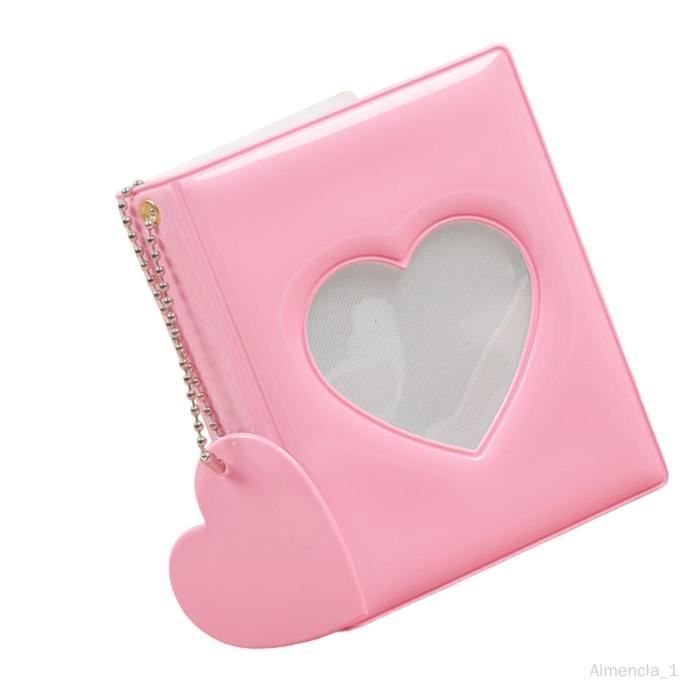 3 Pouces Violet Mini Album Photo 40 Poches Kpop Photocard Binder Avec