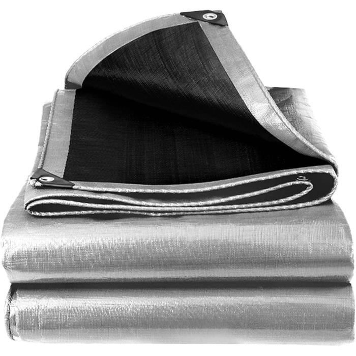 Bâche De Protection 1,5x6m - 140g/m² Étanche Avec Œillets Inox | Pour Extérieur, Travaux, Camping