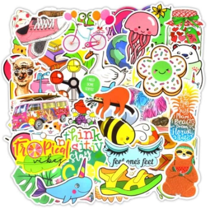 Autocollant Kawaii 100 Pcs Stickers Cute Animaux, Stickers Enfant Mignon, Autocollant Vinyle Autocollant Kawaii 100 Pcs Stickers Cute Animaux, Stickers Enfant Mignon, Autocollant Vinyle