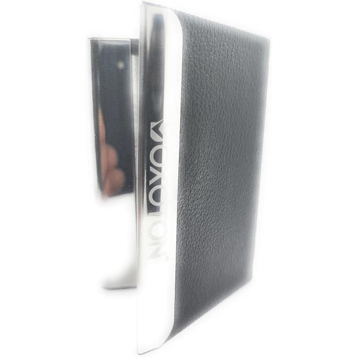 Cuir Métal Minimaliste Porte-cartes De Visite Padike Cuir Et