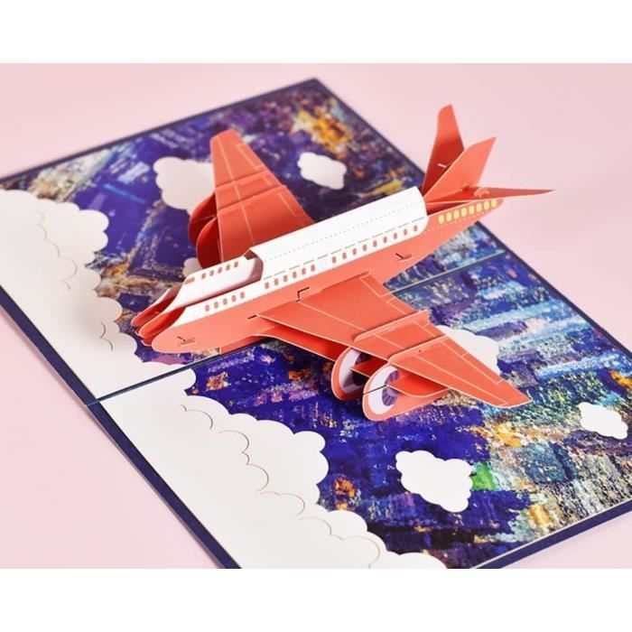 Carte Pop-up 3D Guitare - Carte D'anniversaire, De Graduation Ou D'invitation - Format 13x15 Cm Avec Enveloppe - 8