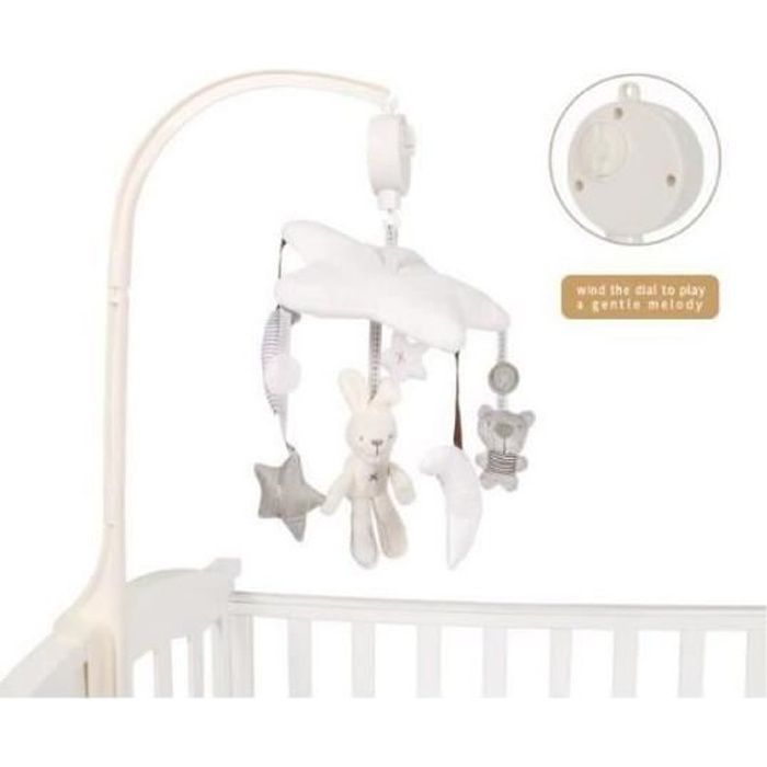 TD® jouet musical bebe 3 mois pour lit boite mp3 a musique mobile