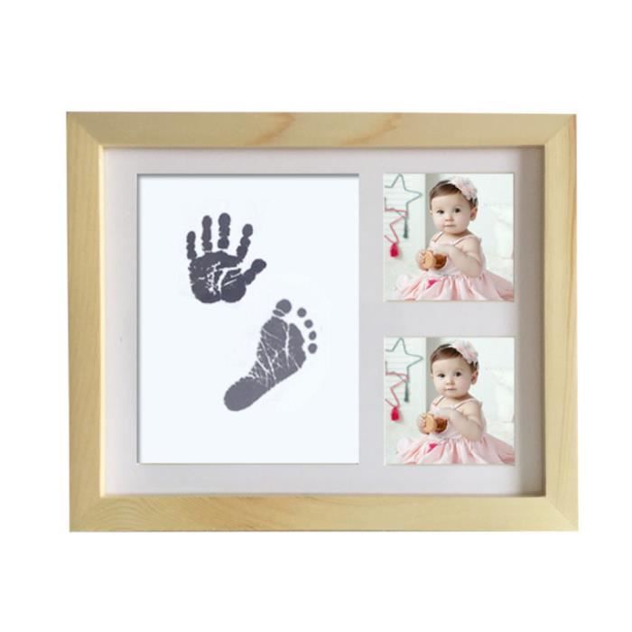 Photo De Bebe Handprint Kit Empreinte Cadre Photo Pour Nouveau Ne