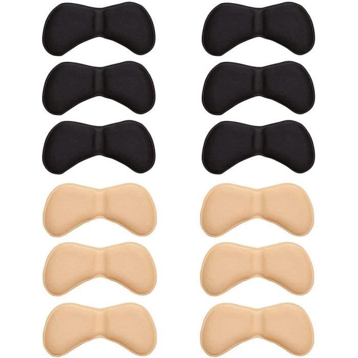 4 Paires De Coussinets Talon Antidérapants - Éponge Confort Pour éviter Ampoules Et Chaussures Trop Grandes