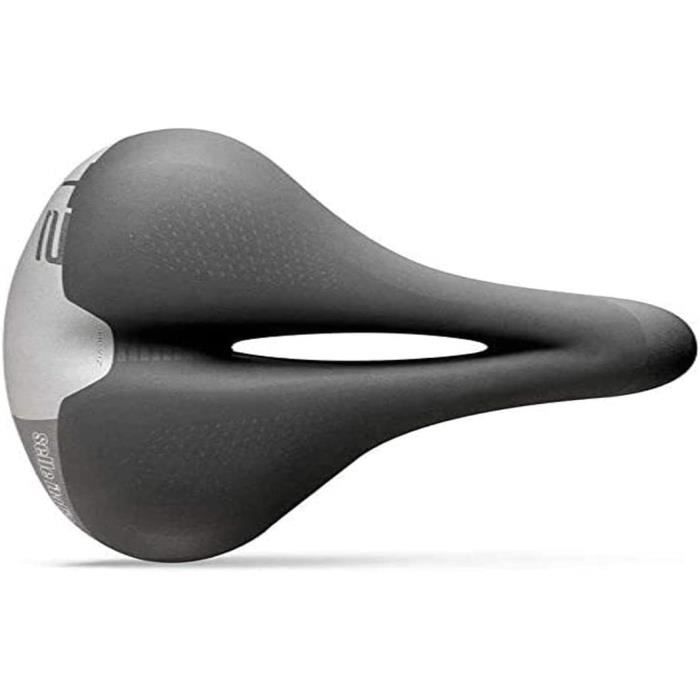 Selle De Vélo De Ville Selle Italia GT-1 - En EVA, Cadre FEC, Légère Et Confortable, Système Lock-On Sans Colle, Unisexe, Noir