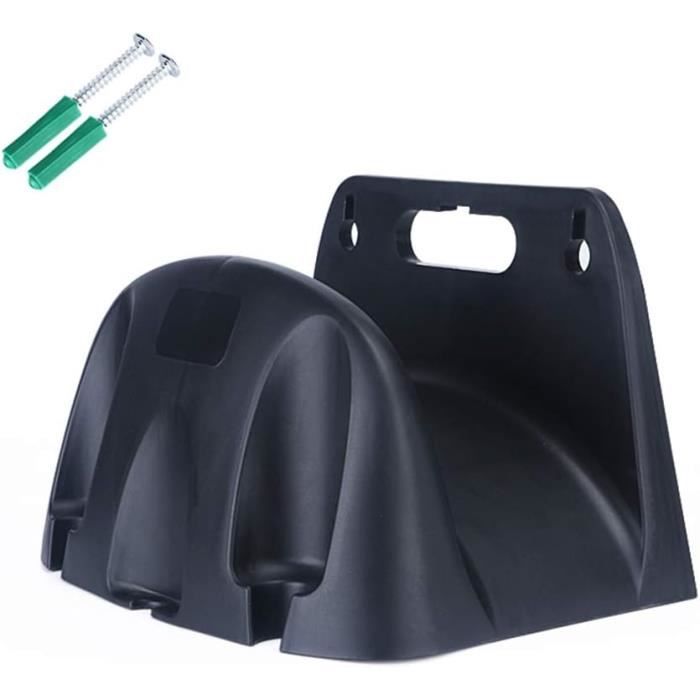 VGEBY Porte-tuyau De Jardin Sur Pied En Fer Forgé Noir - Support De Tuyau D'eau Robuste Pour