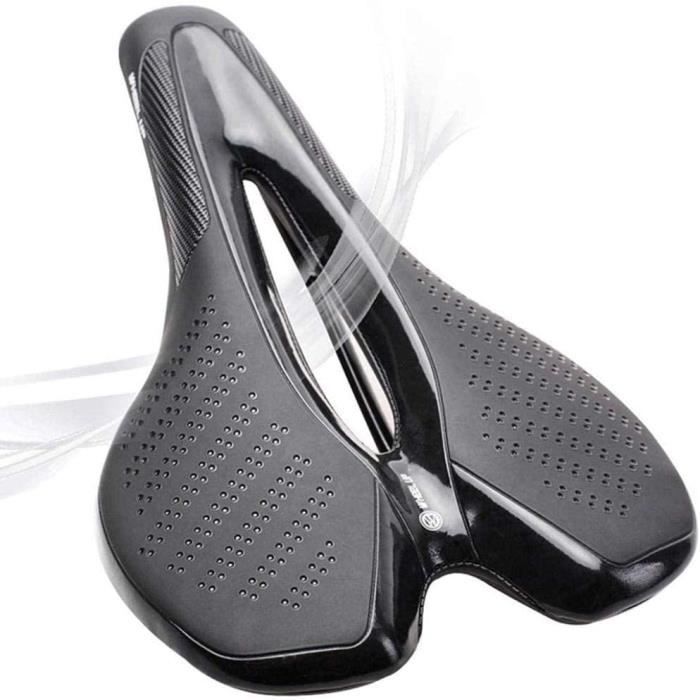 Selle De Vélo Large Et Confortable – Ergonomique, Rembourrée, Imperméable – Pour VTT, Route, Ville
