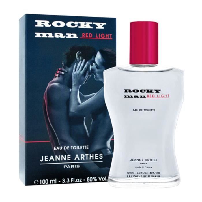 Jeanne Arthes Pour Homme - Eau De Toilette Rocky Man Red Light - 100 Ml