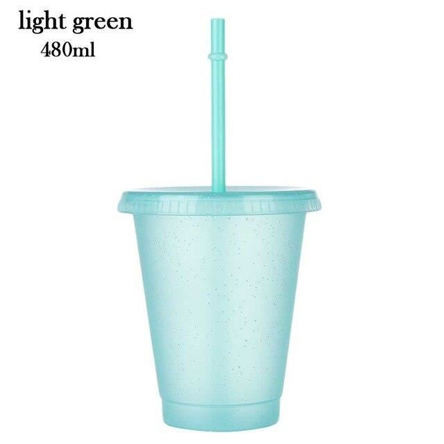 Pailles Réutilisables Pour Bouteille Gallon - 30.5cm Réglables - Lot De 4 + Brosses