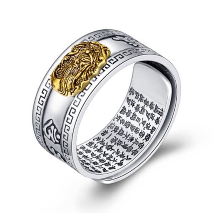 Bague de Protection Feng Shui Pixiu pour homme et femme amulette porte bonheur ajustabl E Adjustable Achat Vente bracelet gourmette Bague de Protection Feng Shui Mixte Cd