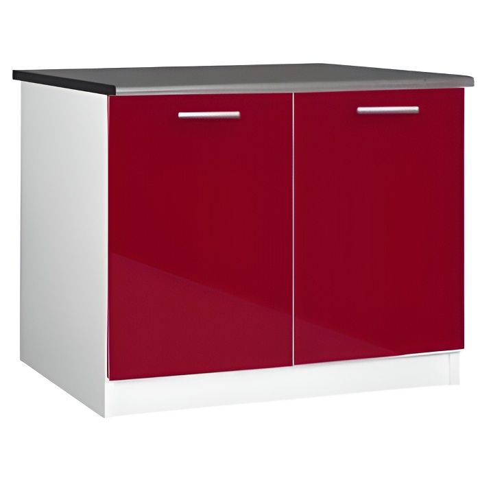 Meuble De Cuisine Couleur Bordeaux Achat Vente Pas Cher
