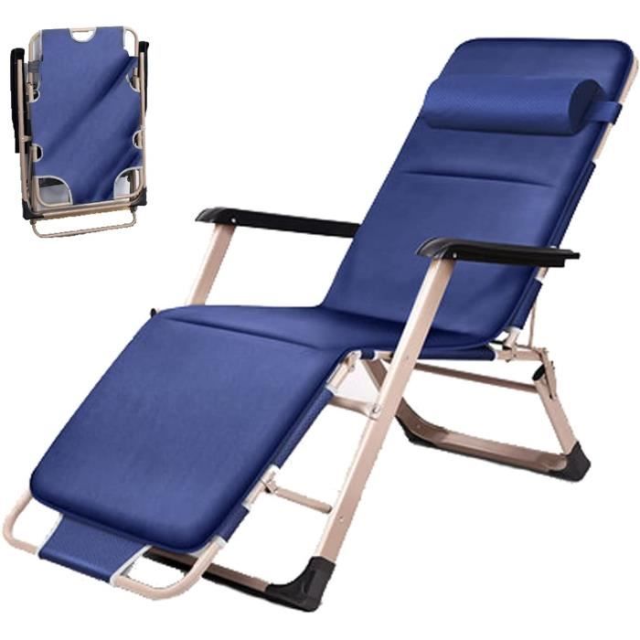 chaise longue de jardin pas cher pliable bain de soleil transat aluminium exterieur fauteuil relax jardin gris confort plia355 cdiscount jardin