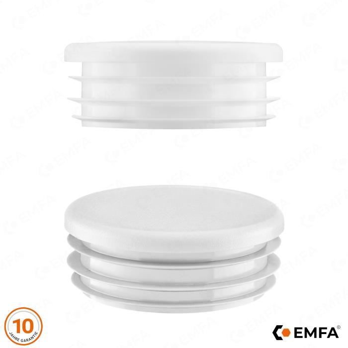 Bouchon en Plastique Rond 20 Pièces Bouchon Pied de Chaise Protection