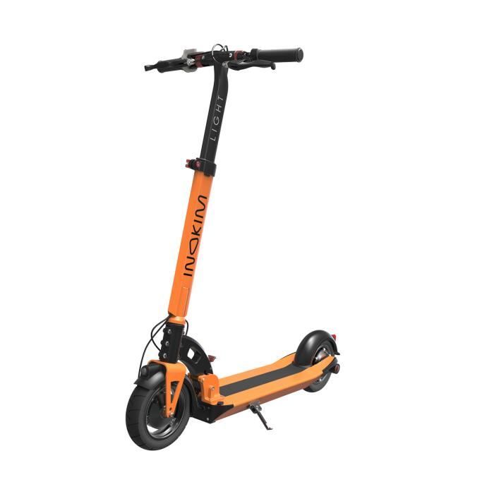 Trottinette Inokim Light 2 Pliante - Deck Noir Et Plateau Bleu Clair (occasion, Pour Enfants)