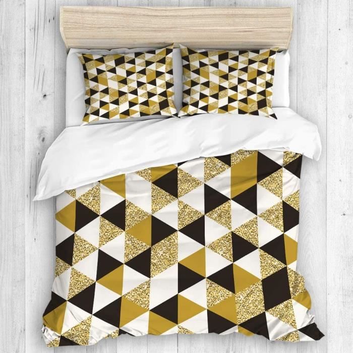 Housse de Couette,Silhouette Femme élégante Silhouette avec Taches