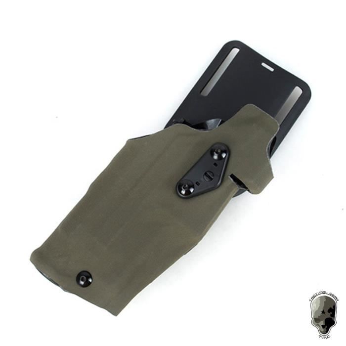 Flintronic Étui de Pistolet Tactique, Holster Cuisse Réglable, Tactique