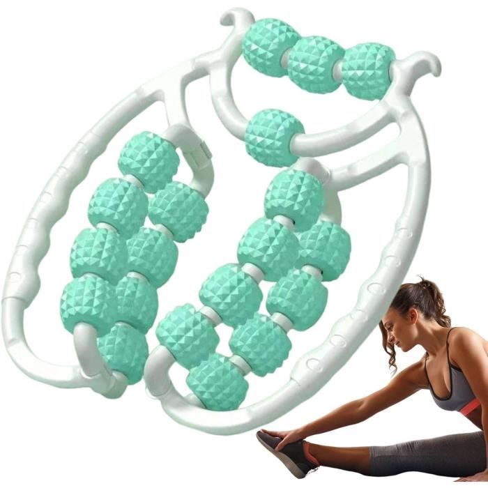 Rouleau De Massage Musculaire Dryxog – Anti-cellulite, 9 Roues, 29x25 Cm, 300 G – Pour Jambes, Cuisses, Fessiers