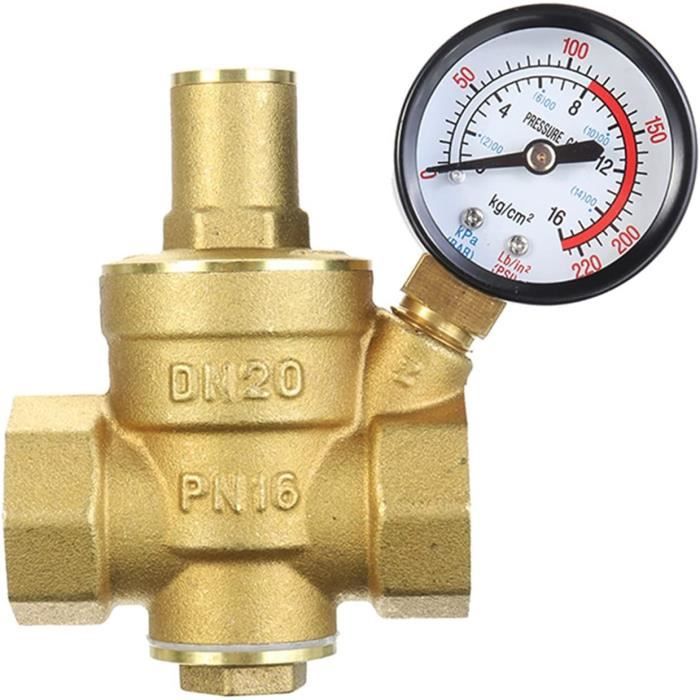 Régulateur Pression Carburant Réglable Avec Manomètre + Tuyaux AN6 - Universel Haute Puissance