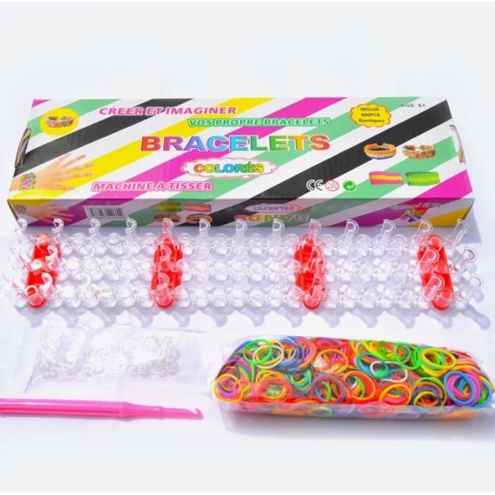 Kit Rainbow Loom Mini Combo Set - 2100 élastiques + 60 Charms Animaux - Fabrication Bracelets Enfants 7 Ans+