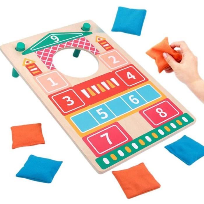 10 Pcs Sac Cornhole 10x10cm, Sac De Haricots De Jeux Coloré