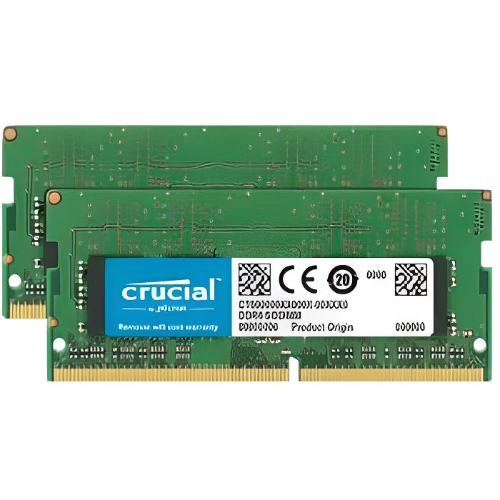 Vente Memoire PC CRUCIAL Module de RAM - 32 Go - DDR4-2666/PC4-21300 DDR4 SDRAM - CL19 - 1,20 V - Non-ECC pas cher Vente Memoire PC CRUCIAL Module de RAM - 32 Go - DDR4-2666/PC4-21300 DDR4 SDRAM - CL19 - 1,20 V - Non-ECC pas cher