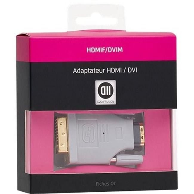 Adaptateur vidéo D2 HDMI vers DVI Vis à oreilles