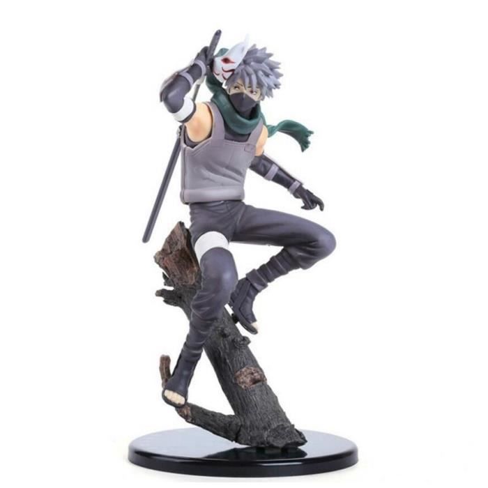 Action Figure Naruto Hatake Kakashi Doll Cartoon PVC 21cm Boxemballé japonaise Figurine