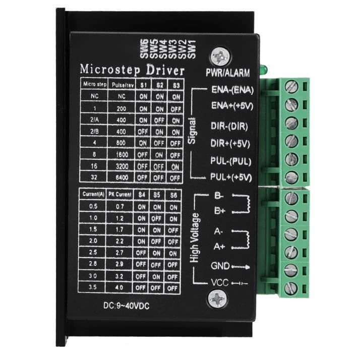 Pilote Moteur Pas à Pas FTVOGUE DM542 - Pour Séries 57/86 - 2 Phases 4.2A - 18-48VDC - Contrôleur Numérique