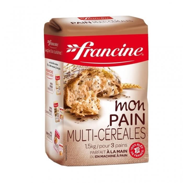 Francine Mon Pain Multi Cereales 1 5kg Lot De 6 Achat Vente Farine Levure Francine Mon Pain Multi Cereal Cdiscount