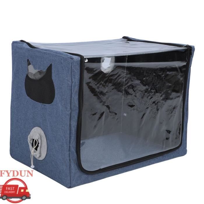 Comparer les prix de Nid d'atomisation des animaux de compagnie, Boîte d'atomisation à double trous pour chien de chat Cat Machine d'inhalation