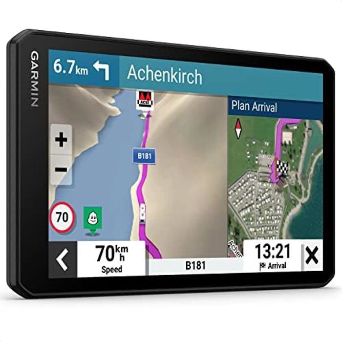GPS pour Camping Cars GARMIN CamperCam 795 Dash Cam intégrée Info trafic DAB