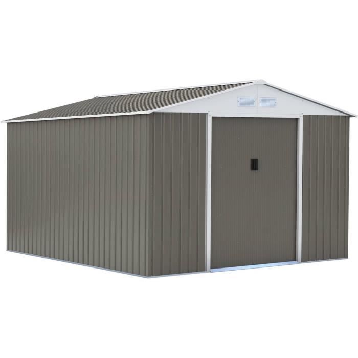 Abri De Jardin Metal Dallas 12 99 M Achat Vente Abri