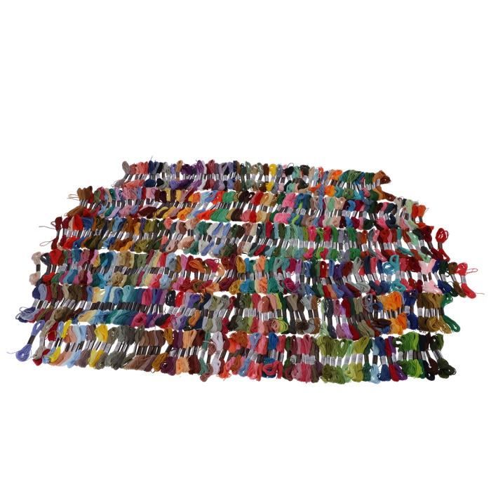 New Brothread 60 Bobines Fil à Broder Brother 500m Avec Boîte De Rangement Transparent Couture Broderie