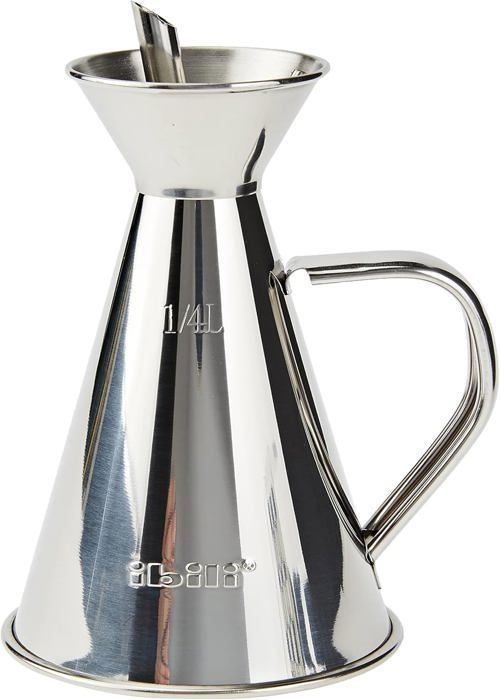 Ibili 731702 Huilier Anti-goutte Inox 250 ml