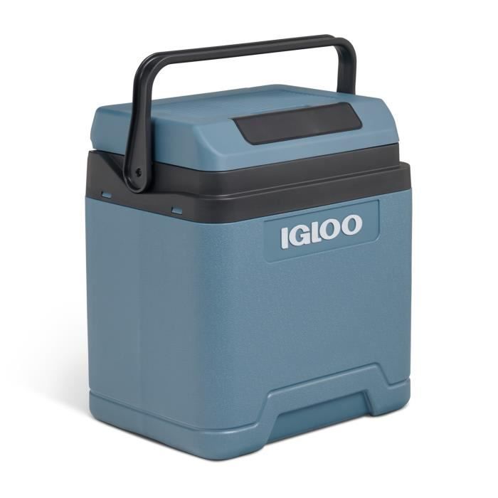 Glacière électrique - IGLOO- IE27 - 12 Volts Modern bleu - 26 L - Prise allume-cigare uniquement