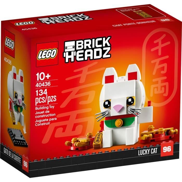 Acheter BrickHeadz - LEGO - 40436 - Chat porte-bonheur - Montage à monter soi-même - 3 ans et plus - 99,90 € BrickHeadz - LEGO - 40436 - Chat porte-bonheur - Montage à monter soi-même - 3 ans et plus - reconditionné disponible sur Cdiscount Seconde Vie